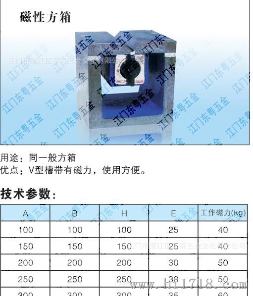 100MM*100MM磁性方箱