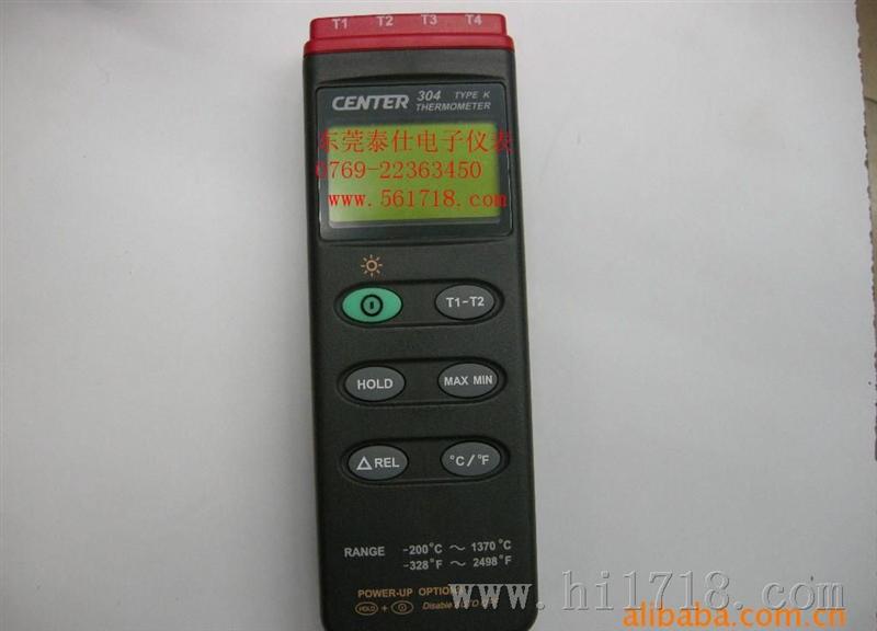 台湾群特--CENTER-304温度计(4通道RS图片_高清图_细节图-东莞市东城泰仕电子仪表经营部-维库仪器仪表网