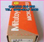 原装 Mitutoyo日本三丰牌115-215管壁千分尺0-25mm三丰千分尺
