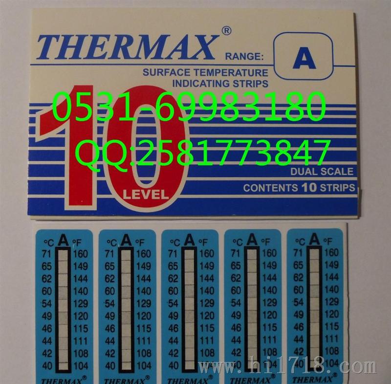 英国THermaxA、B型测温纸/感温纸