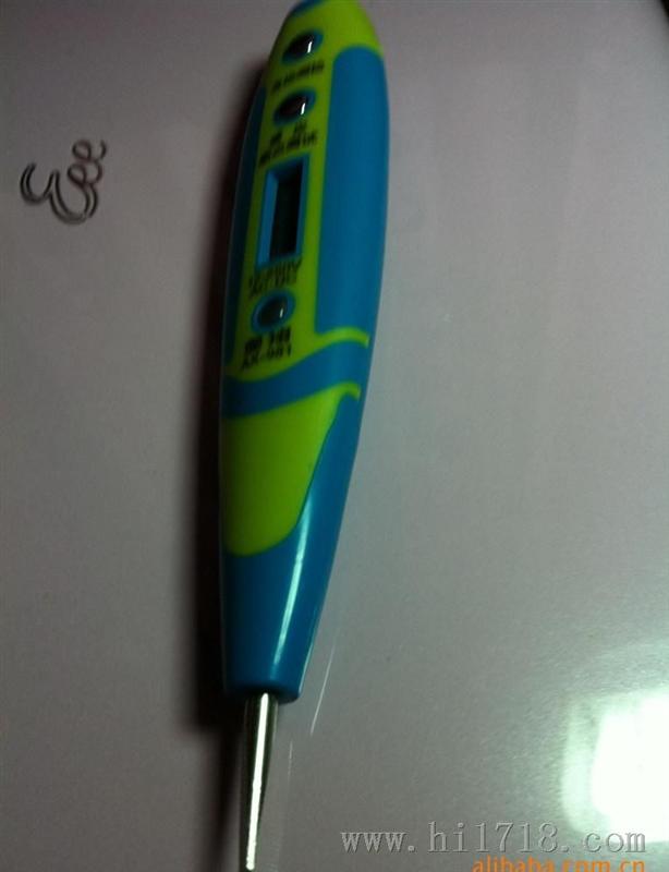 奥翔AX-981型多功能夜视蓝屏感应数字带灯测电笔