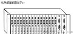 供应19英寸/4U双电源 数字视频光端机机架 可配置SNMP 广州汉信