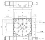 SRZW-R-360°-1轴承微分头旋转微调平台   可实现粗调、细调