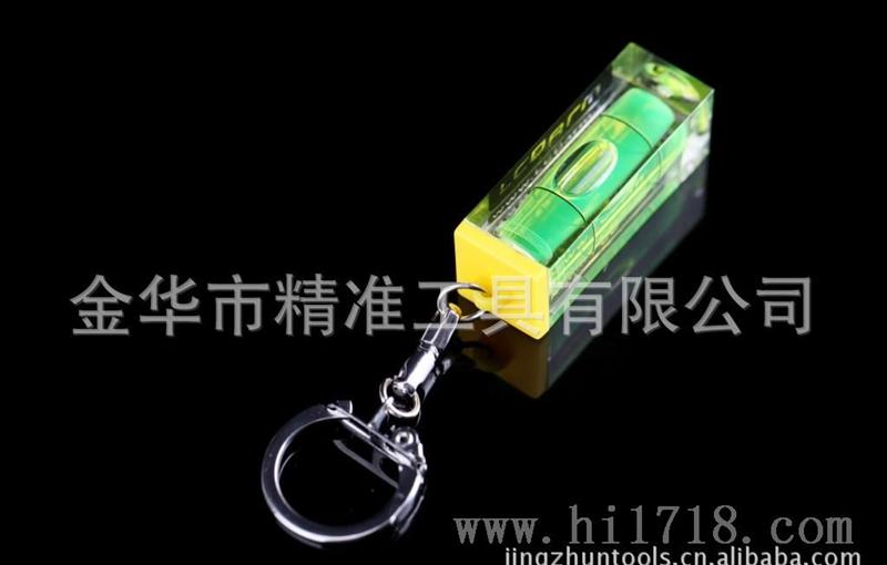 厂家批量供应15X17X40mm玻璃礼品挂件水平仪