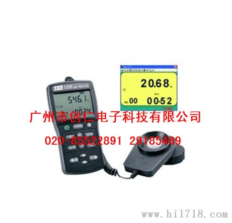 []台湾泰仕T-1339R数字照度计 泰仕级照度计RS-232接口