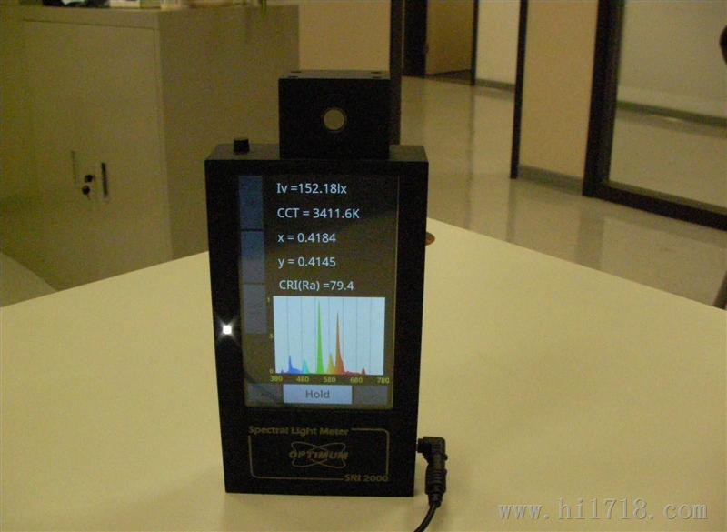 尚泽光电 2000手持光谱式色彩照度计 Sony CCD线性阵列感测器