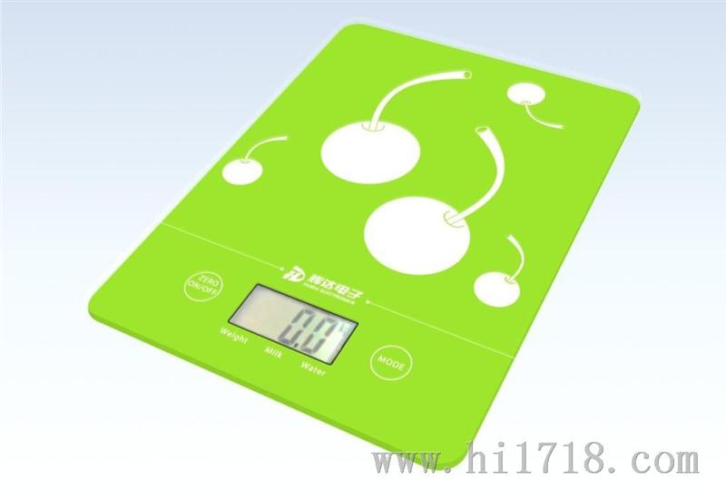 供应  2012欧美 平板电子厨房秤/触摸厨房电子秤 5kg/0.1g