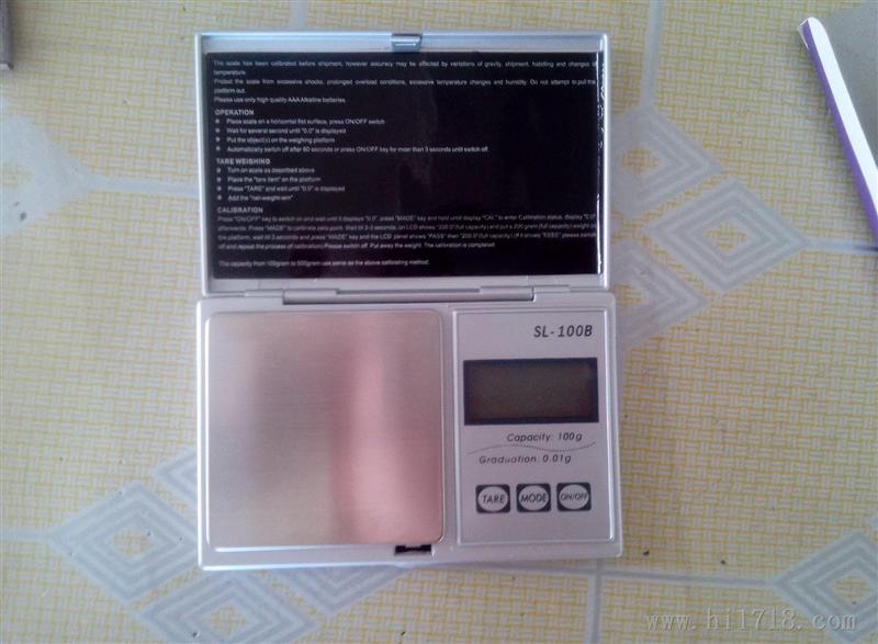 珠宝称 口袋称 电子秤 出口式电子珠宝秤  500g/0.01g