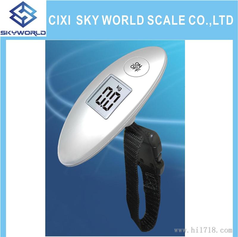 【Skyworld】迷你款手提秤 行李秤 快递秤 电子称 包裹秤秤40KG