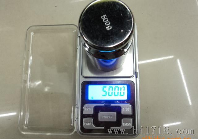 蓝光电子秤便携式微型迷你电子称手机款式称500g/0.1g