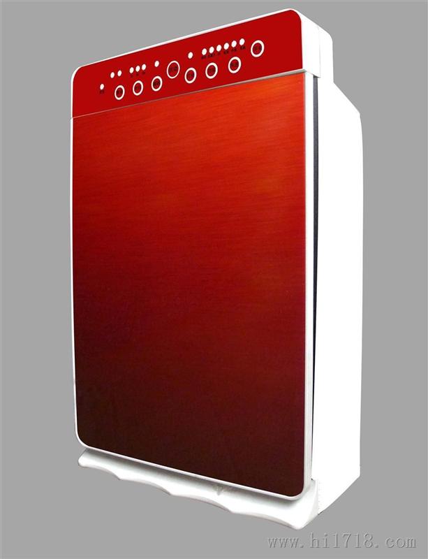 健宜负离子空气净化器——红色玻璃钢面板