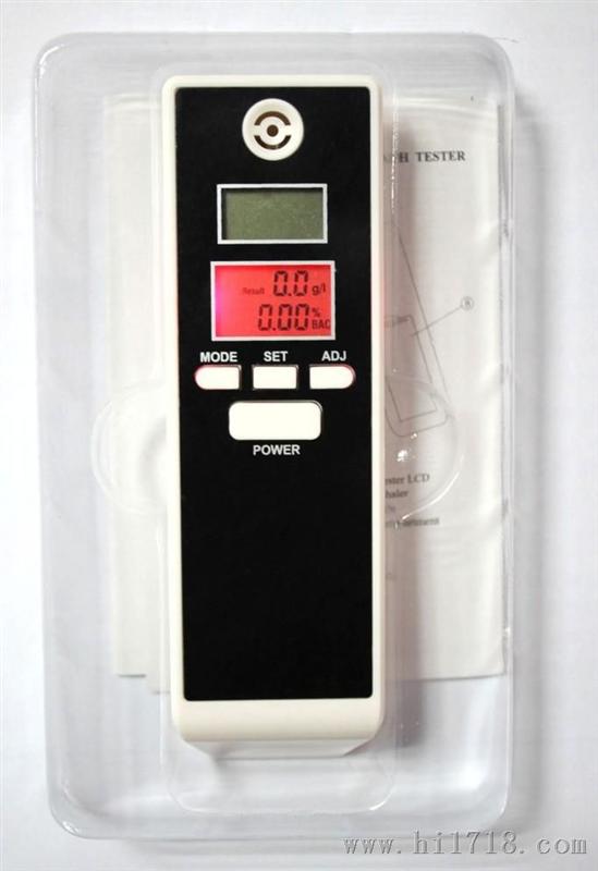 宏通源科技供应黑色经典款双屏幕数字显示呼吸式酒精测试仪SV1613