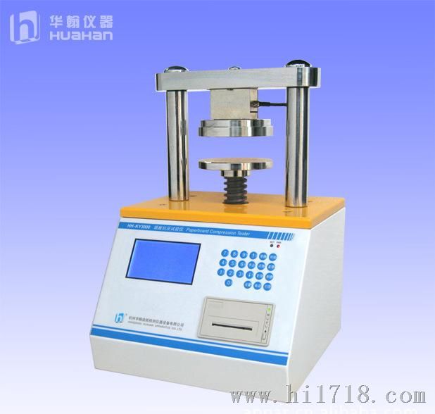 供应杭州华翰HH-KY3000型高性价比纸和纸板压缩仪