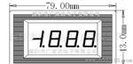 5135标准外型,20KΩ数字电阻测量仪表