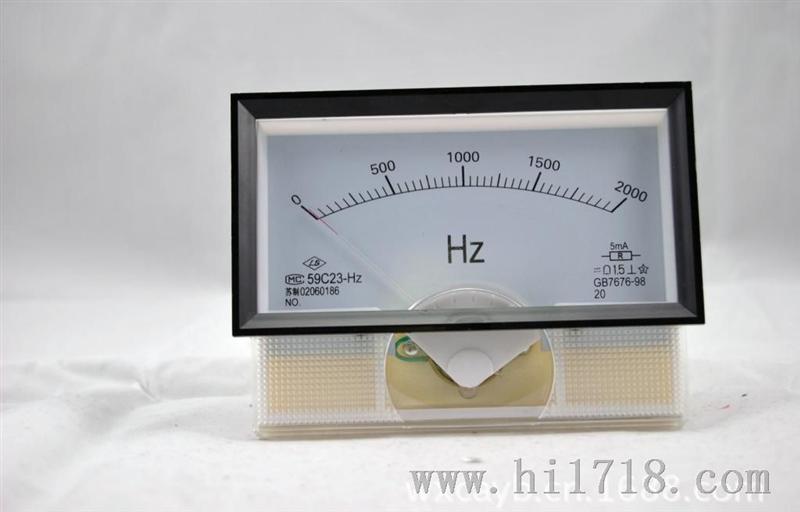 厂家直供59C23-Hz 2000Hz/5mA频率表（可根据客户要求定制）