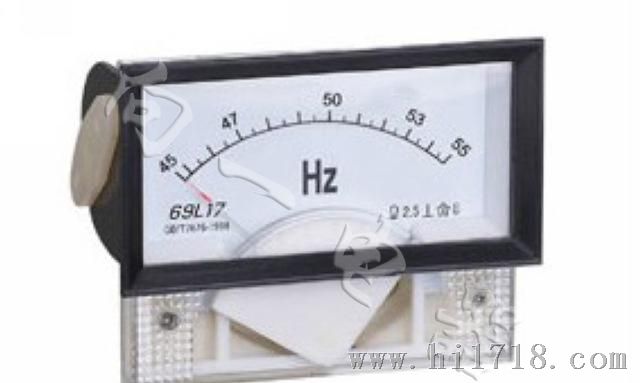 供应69L17-HZ测量交流频率板表 方型黑框频率测量仪表 80*65