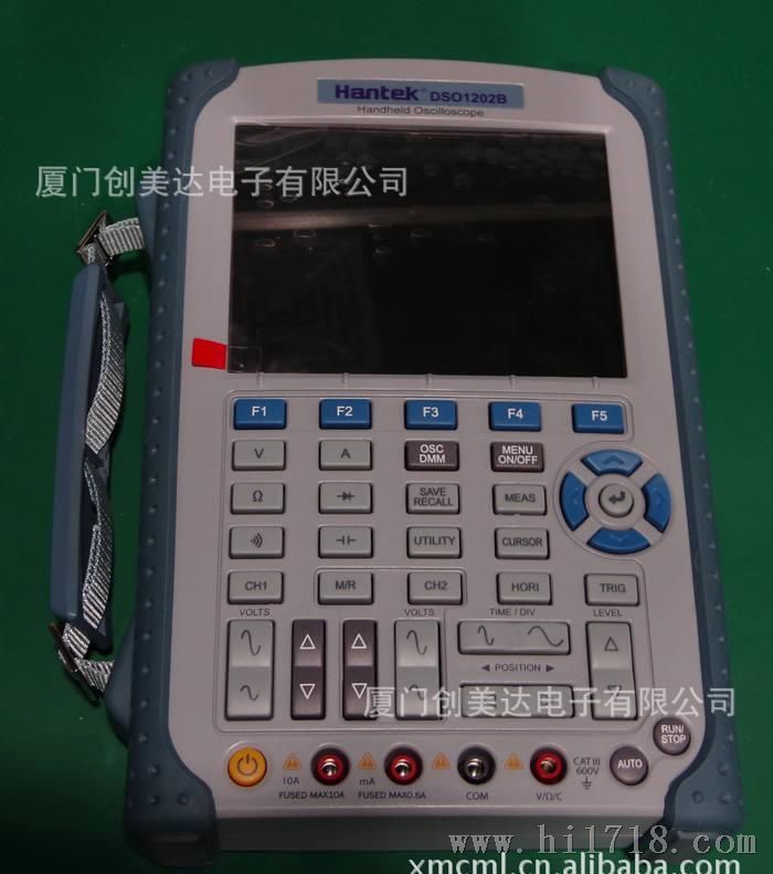 汉泰示波表DSO1202B,200MHZ手持示波器,汉泰厦门经销商,便携式