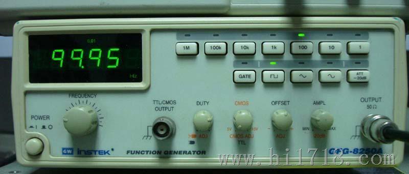 函数信号发生器0.5HZ-5MHZ台湾固纬新款GFG8250A