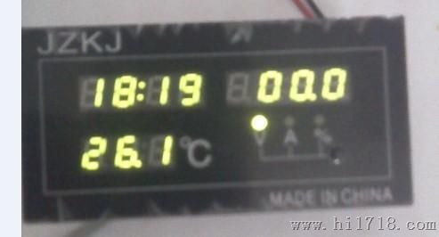 蓄电池残量计电池电量测量 数字温测量 时间 电压显示 电流显示