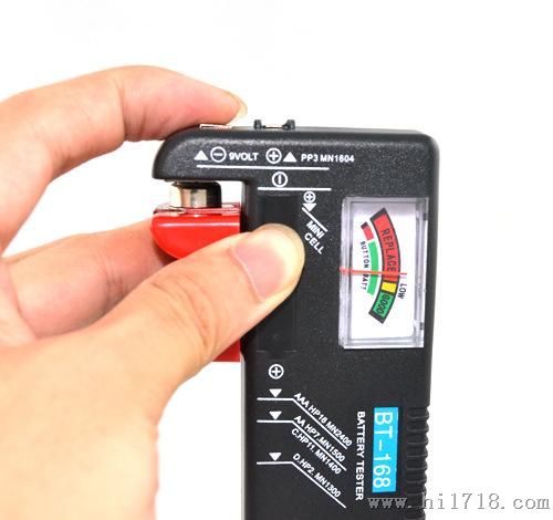指针测电器5号7号纽扣 9V 电池测试仪/多功能测电