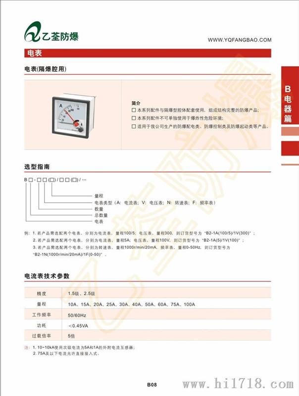 厂家供应 爆电表