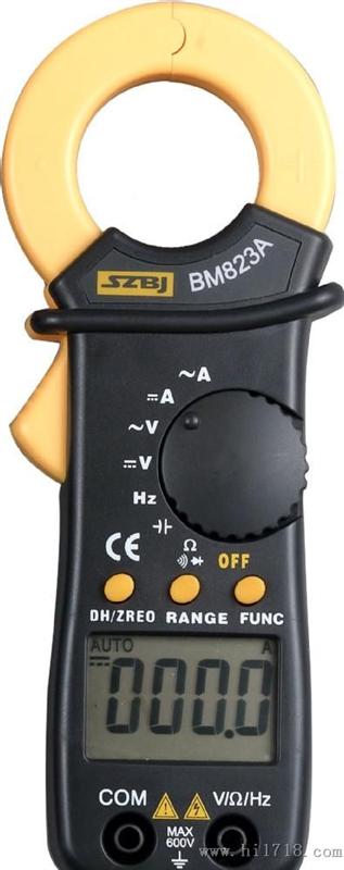 优价BM823 多功能交/直流钳型万用表