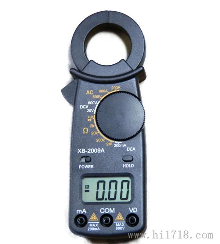 XB-2009A数字钳形表 电流钳形表  数字万用表  厂家直销