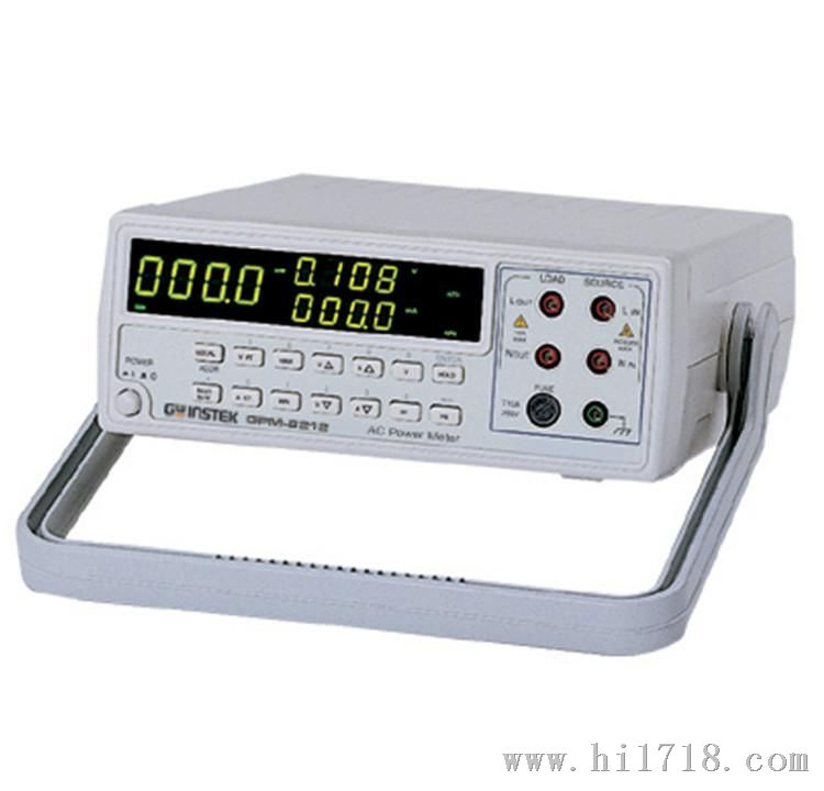 GPM 8212 固纬代理，功率计,同时显示功率，电流，电压