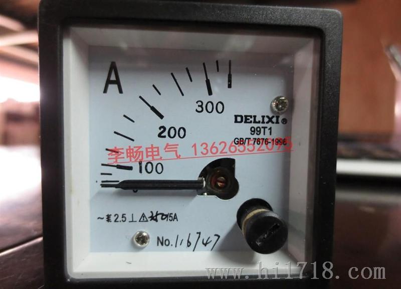 供应 指针式电流表 99T1 A-V安装式电工板表