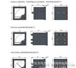 德力西牌交流电流表6L2-A 600/5 尺寸 80×80
