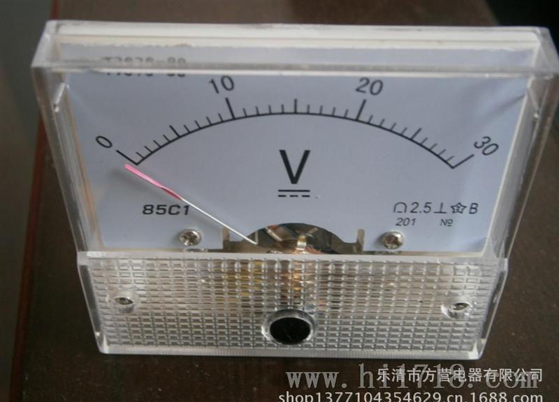 生产批发 各种电流表电压表 85c1 30V 直流电压表