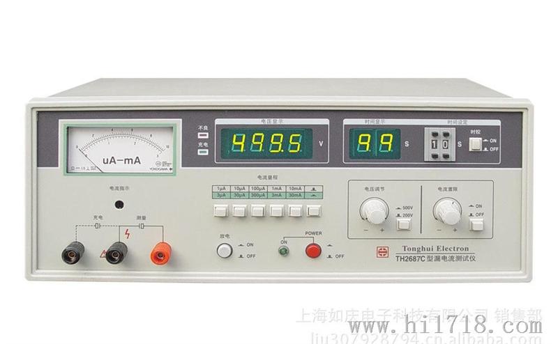 TH2687C型电解电容器漏电流测试仪|同惠漏电流测试仪|上海代理
