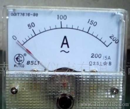 交流电流表85L1-A 规格