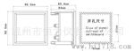 供应帆船牌SD-96电流表，指针式交流电流表