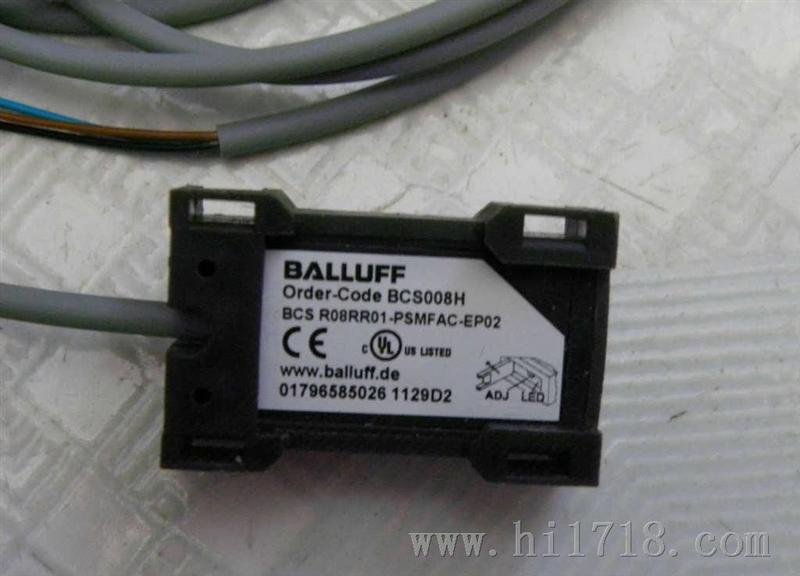 BALLUFF巴鲁夫电容液位开关BCSR08RR01-PSMFAC-EP02现货1个