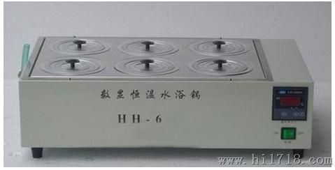 【优惠供应】HH-6数显电热恒温水浴锅、恒温水箱 不锈钢水浴