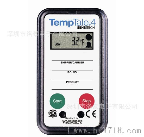 【美国 Sensitech】 TempTale4（TT4） 电子式温度记录器