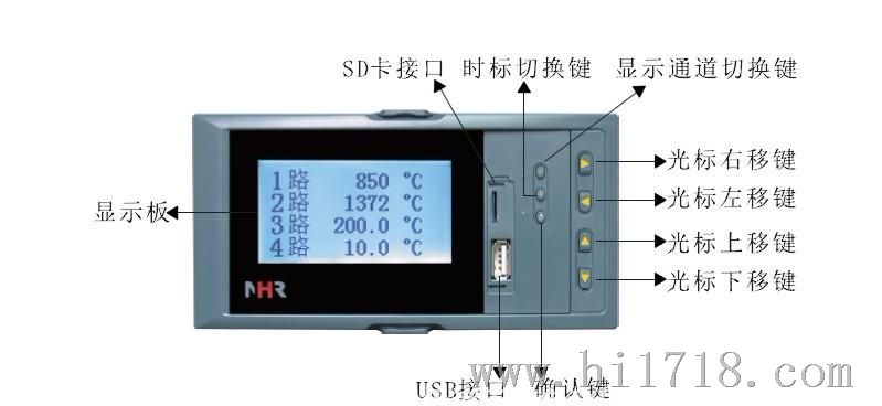 NHR-7104R-A-X-A/U无纸记录仪