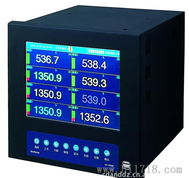 LU-C5000系列真彩液晶显示过程控制无纸记录仪 一至三十二通道
