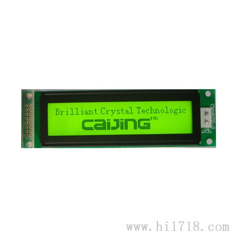 LCD中文字库液晶16032模块 高质量LCM16032黄绿/蓝白/黑白中文显示超宽温厂家