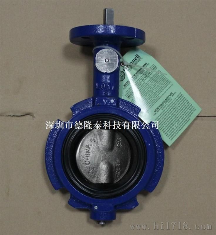 GRINNELL VALVES 格林奈尔光杆（气动）蝶阀，GRINNELL WC-8100GHP蝶阀