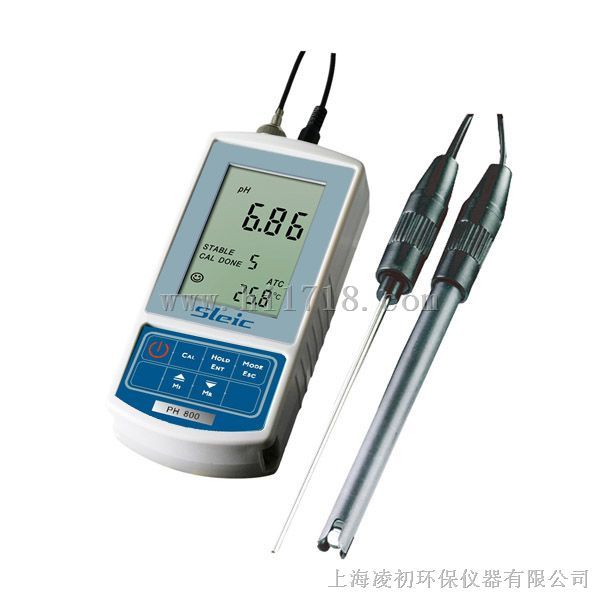 上海SLEIC PH800便携式酸碱度测试仪|PH/ORP分析仪|PH计PH800