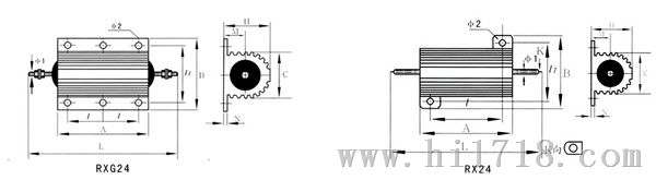供应金属铝壳线绕电阻｜变频电阻RXG24-500W