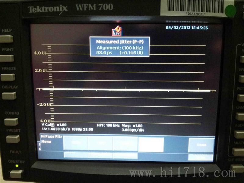泰克WFM700M,WFM7120出售