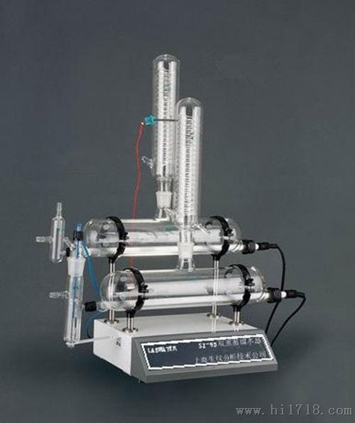 1810B 玻璃蒸馏水机石英重蒸水仪