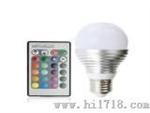 RGB可调光带遥控LED球泡灯（LM-RGB-030）