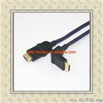 厂家镀金HDMI线高清线 旋转180度hdmi1.3-1.4版连接线 物美价廉