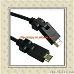 厂家镀金HDMI线高清线 旋转180度hdmi1.3-1.4版连接线 物美价廉