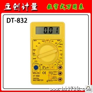 数字万用表 数显表 电压电流电阻表 带温度二管测量 DT-832