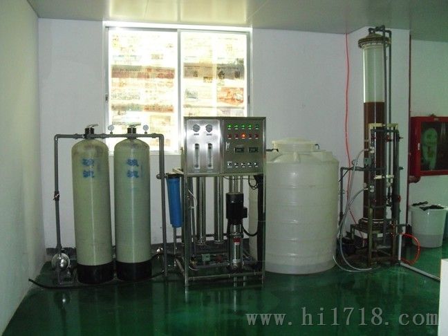 珠海普洛尔电子工业高纯水设备的典型工艺流程